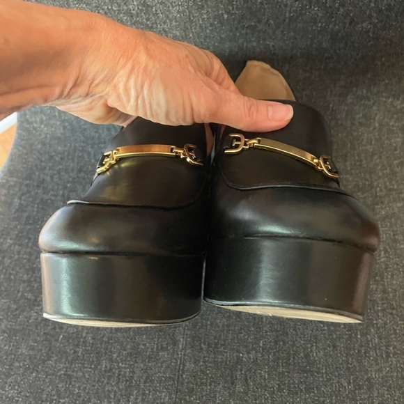 Sam Edelman Aurelie Black Platform Loafers - Picture 7 of 12